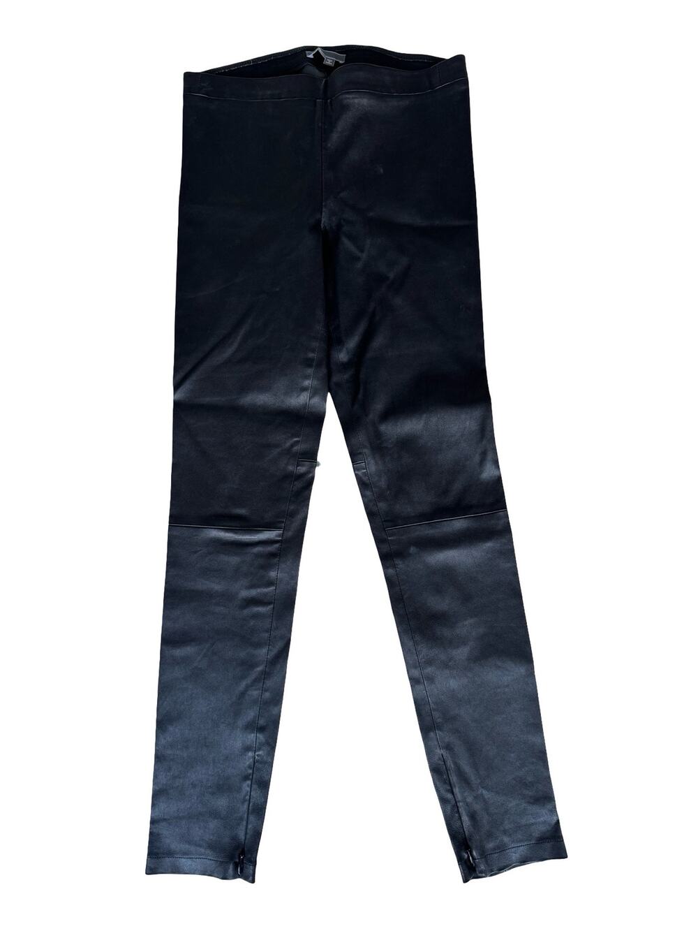 Vince black leather pants size M